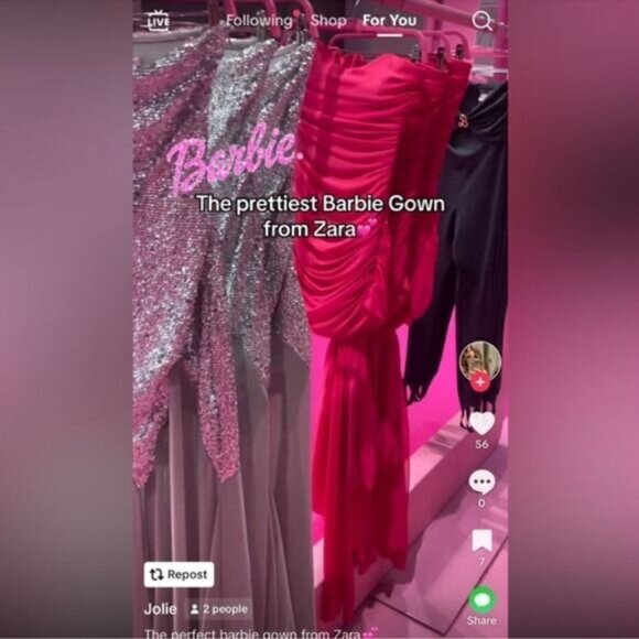 ZARA PINK DRAPED DRESS Summer fav - Picture 5 of 16